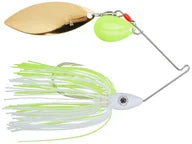 Nichols Lures Kicker Series Spinnerbait 1 2oz White and Chartreuse Chartreuse