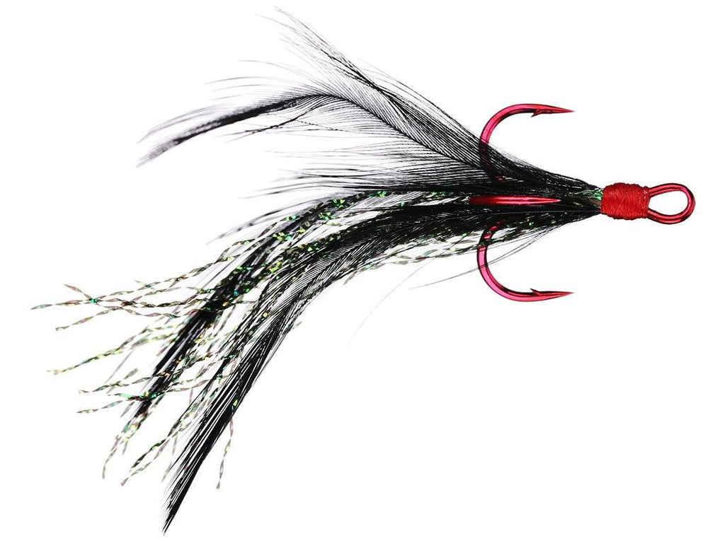 Owner Tournament Trailer Feathered Trebles Black- Red Hook 6
