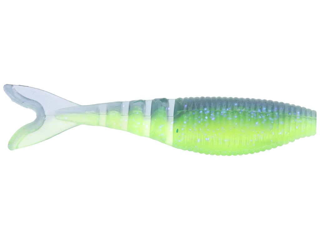 Yamamoto Zako Swimbait Chartreuse Electric Blue 9007