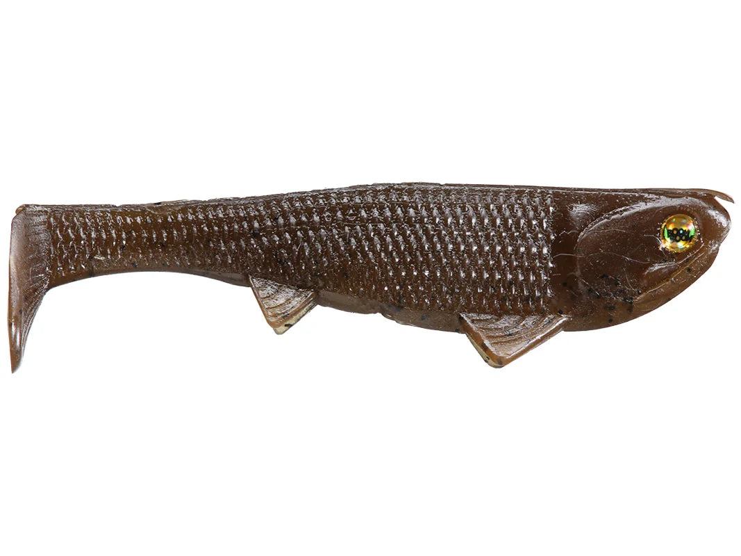 Optimum Baits Baby Boom Weedless Swimbait 4.5" Green Pumpkin #524