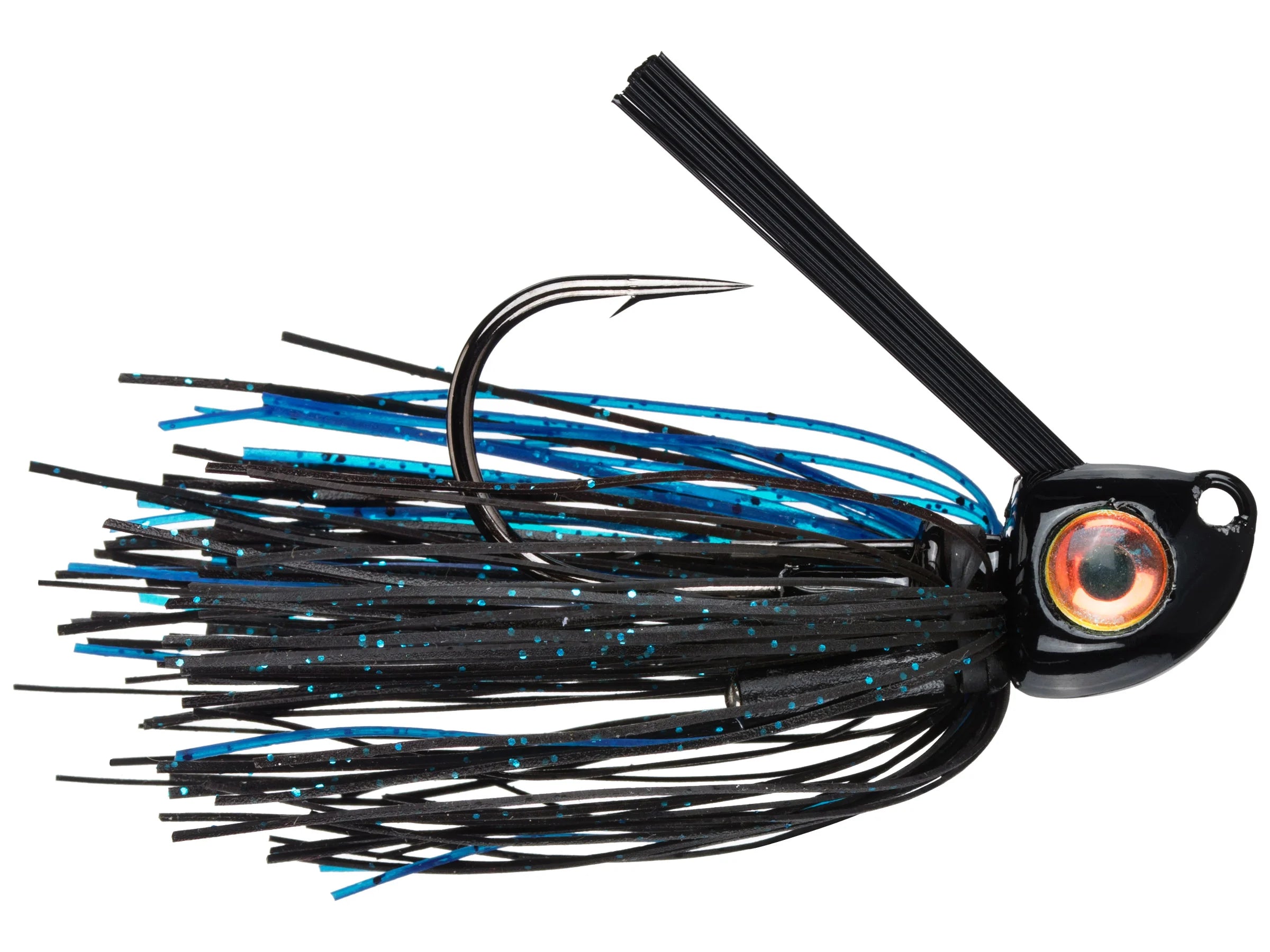 Santone Big Pig Grass Jig Black Blue Accent