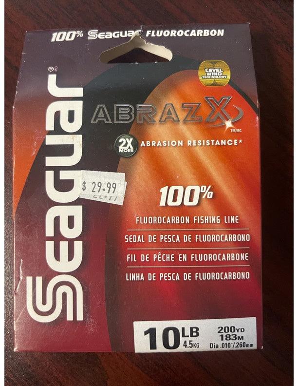 Seaguar AbrazX Fluorocarbon 10lb Line (older packaging)