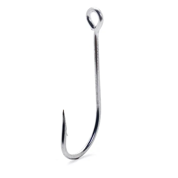 Mustad Beak Special Long Shank Reversed Hook #4/0 Nickel 8PK