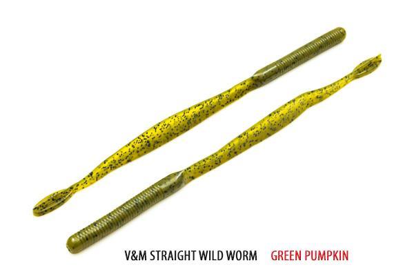 V&M Straight Wild Worm Green Pumpkin**