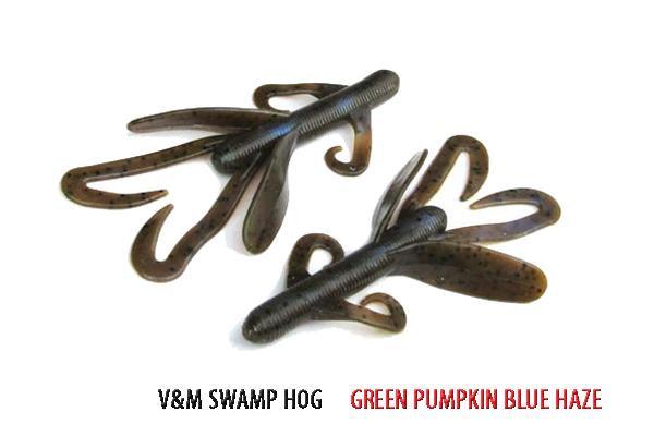 V&M Swamp Hog Green Pumpkin Blue Haze **