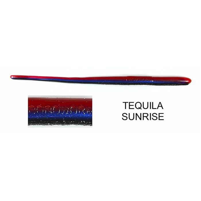 Roboworm Straight Tail 4.5" Tequila Sunrise