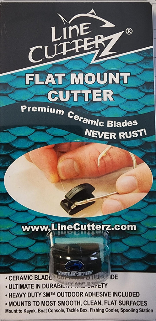 Line Cutterz Ceramic Blade Peel & Stick Flat Mount - Green