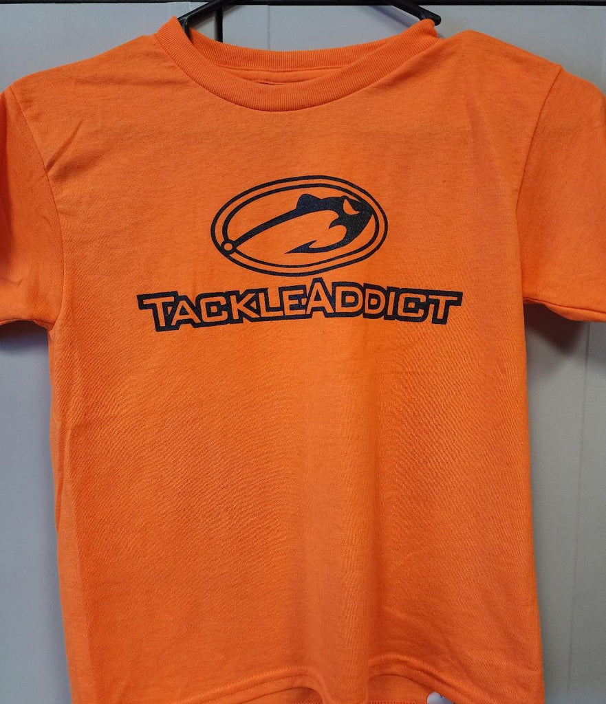 Tackle Addict Youth Tee Shirts Orange