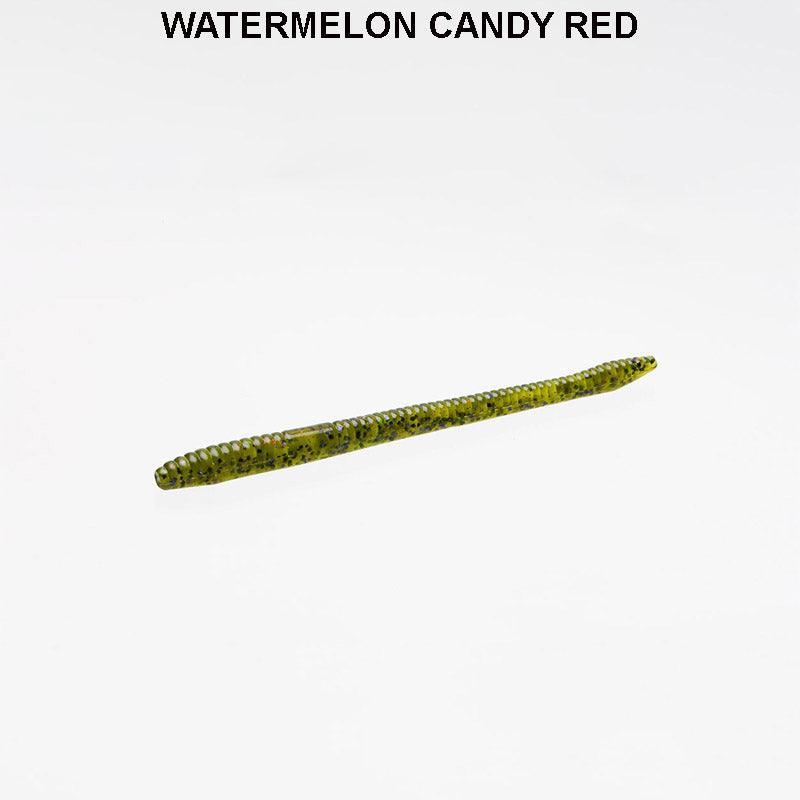 Zoom Finesse Worm 20pk Watermelon Candy Red **