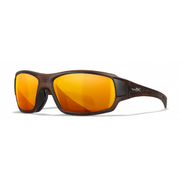 Wiley X Sunglasses WX Breach Matte Hickory Brown Captivate Pol Bronze Mirror