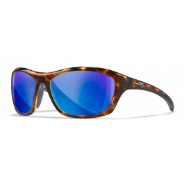 Wiley X Sunglasses WX Glory Gloss Demi Captivate Pol Blue Mirror