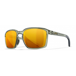 Wiley X Sunglasses WX Alfa Gloss Crystal Light Olive Captivate Pol Bronze Mirror