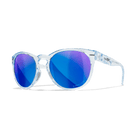 Wiley X Sunglasses WX Covert Light Sapphire Blue Captivate Pol Blue Mirror